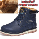 SURGUT Brand Hot Newest Keep Warm Men Winter Boots High Quality pu Leather Wear Resisting Casual Shoes Working Fashion Men Boots