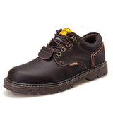 Genuine Leather Men boots Classic Ankle work Boots Nubuck leather Men Winter Snow Boots Autumn Tooling shoes