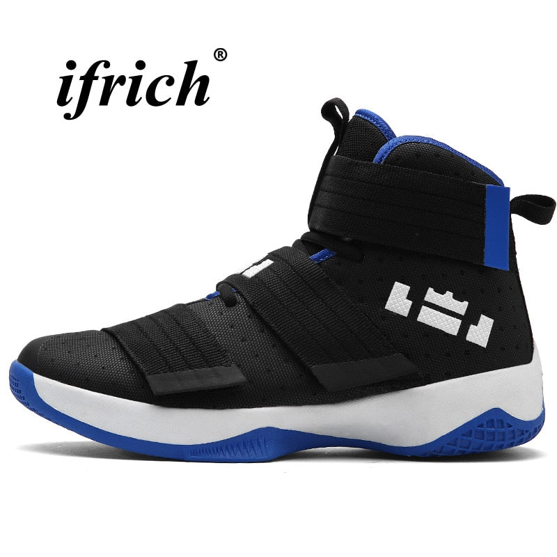 Basketball Shoes High Top Athletic Sneakers Male Anti-slip Shoes Gym Women Damping Comfortable Basketball Training Shoes Unisex
