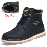 DEKABR Brand Hot Sale Winter Snow Boots High Quality Pu Leather Warm Boots Waterproof  Casual Working Shoes Fashion Men Boots