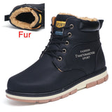 DEKABR Brand Hot Sale Winter Snow Boots High Quality Pu Leather Warm Boots Waterproof  Casual Working Shoes Fashion Men Boots