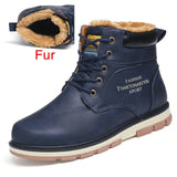 DEKABR Brand Hot Sale Winter Snow Boots High Quality Pu Leather Warm Boots Waterproof  Casual Working Shoes Fashion Men Boots