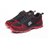 Men's Plus Size Breathable Mesh Steel Toe Outdoor Safety Shoes Men Industrial & Construction Puncture Proof Work Shoes