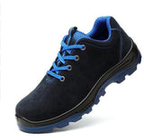 Men Work Safety Shoes Steel Toe Warm Breathable Men's Casual Boots Puncture Proof Labor Insurance Shoes Large Size Male Shoes