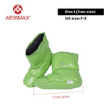 AEGISMAX Duck Down Slippers Shoes Bootees Boots Footwear Camping Feet Cover Warm Hiking Outdoor