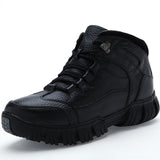 MIXIDELAI Super Warm Winter Men Boots Genuine Leather Boots Men Winter Shoes Men Military Fur Boots For Men Shoes Zapatos Hombre