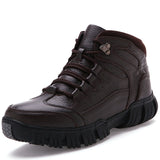 MIXIDELAI Super Warm Winter Men Boots Genuine Leather Boots Men Winter Shoes Men Military Fur Boots For Men Shoes Zapatos Hombre