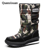 New men snow boots waterproof men's ankle boots Winter outdoor Fur warm Mans Boot fashion work shoes Men Shoes Unisex Size 36-46