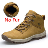 VMUKSAN Brand Men Boots Big Size 39-47 Men Winter Boots Lace-Up Casual Ankle Snow Boots Mens Fashion Sneakers Work Shoes Man