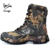 CUNGE Outdoor Tactical Sport Men's Shoes For Camping Climbing boots Men Hiking Boots Mountain Non-slip waterproof hunting boots