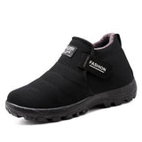 Men Boots Winter With Fur Cheapest 2018 Warm Snow Boots Men Winter Boots Work Shoes Men Footwear Fur Flock Rubber Ankle Shoes