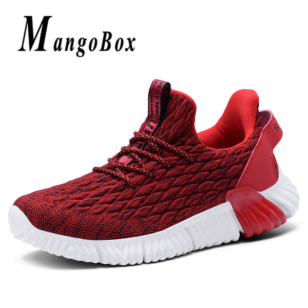 Shoes Men Running Black Red Sports Shoes Mens Luxury Brand Gym Shoes For Men Non-Slip Rubber Sole Mens Jogging Walking Sneakers
