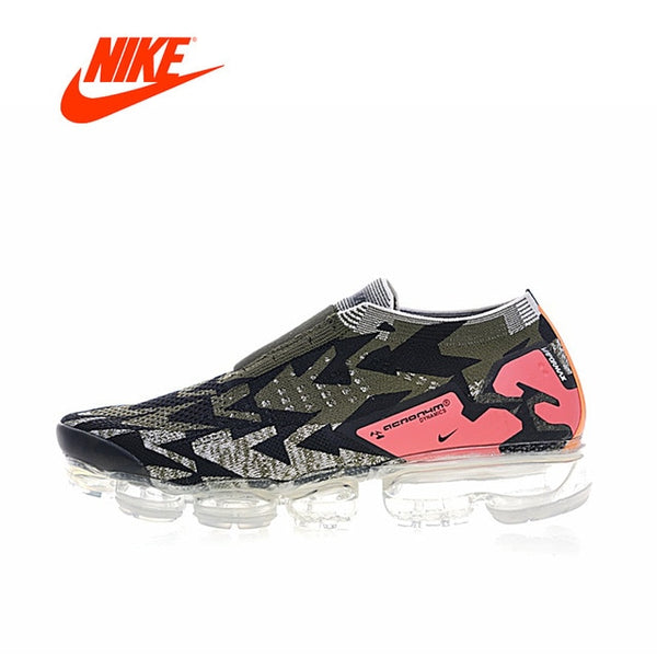 Original New Arrival Authentic Nike Vapormax FK Moc 2 "Acronym" Mens Running Shoes Sports Outdoor Sneakers Gym Shoes AQ0996-007