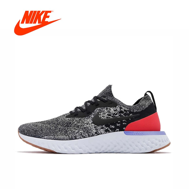 Original New Arrival Authentic NIKE Epic React Flyknit Mens Running Shoes Sneakers Sport Outdoor Gym Shoes 2018 WinterSneakers