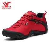 XIANG GUAN Men Hiking Shoes Women Trekking Boots Black Green Breathable Sport Climbing Mountain Camping Outdoor Walking Sneakers