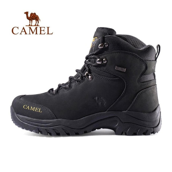 CAMEL Men & Women High Top Hiking Shoes Durable Waterproof Anti-Slip Outdoor Climbing Trekking Shoes Military Tactical Boots