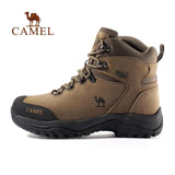CAMEL Men & Women High Top Hiking Shoes Durable Waterproof Anti-Slip Outdoor Climbing Trekking Shoes Military Tactical Boots