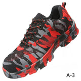 Safety shoes Air-permeable smash - proof puncture - proof  protective Footwear shoes  indestructi working shoes men safety boots