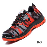 Safety shoes Air-permeable smash - proof puncture - proof  protective Footwear shoes  indestructi working shoes men safety boots
