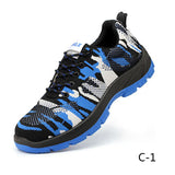 Safety shoes Air-permeable smash - proof puncture - proof  protective Footwear shoes  indestructi working shoes men safety boots