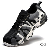 Safety shoes Air-permeable smash - proof puncture - proof  protective Footwear shoes  indestructi working shoes men safety boots