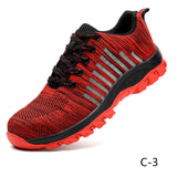 Safety shoes Air-permeable smash - proof puncture - proof  protective Footwear shoes  indestructi working shoes men safety boots